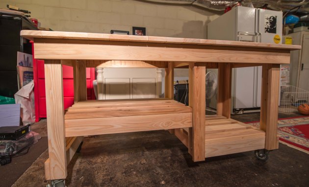Build Big Green Egg Nest Plans DIY workbench plans 8 feet 